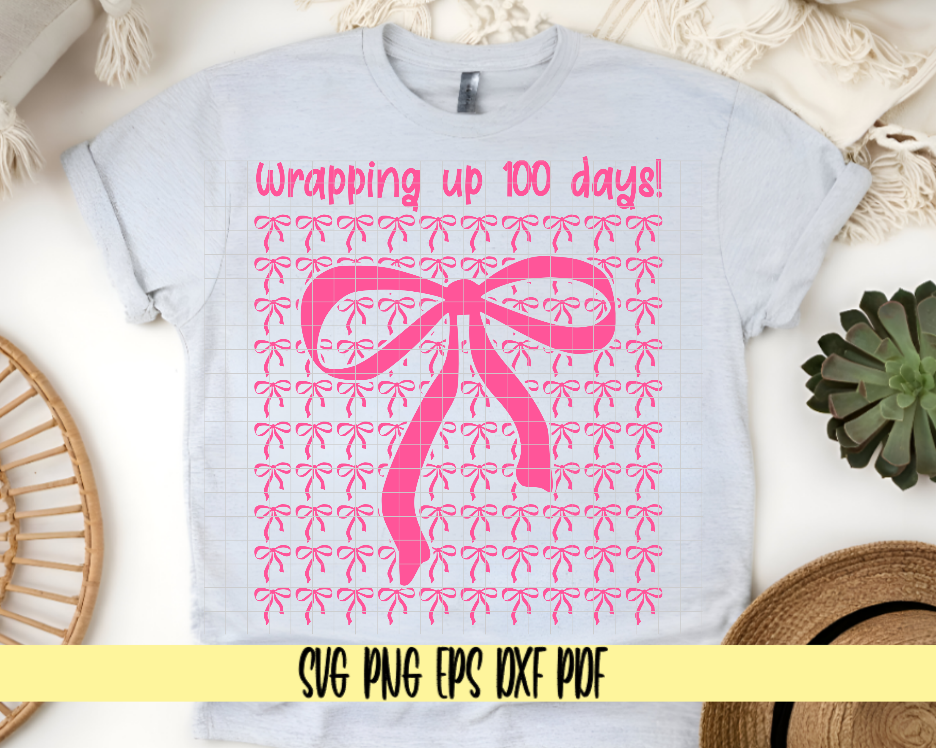 Wrapping Up 100 Days of School SVG Design