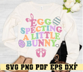 Eggspecting a Little Bunny SVG