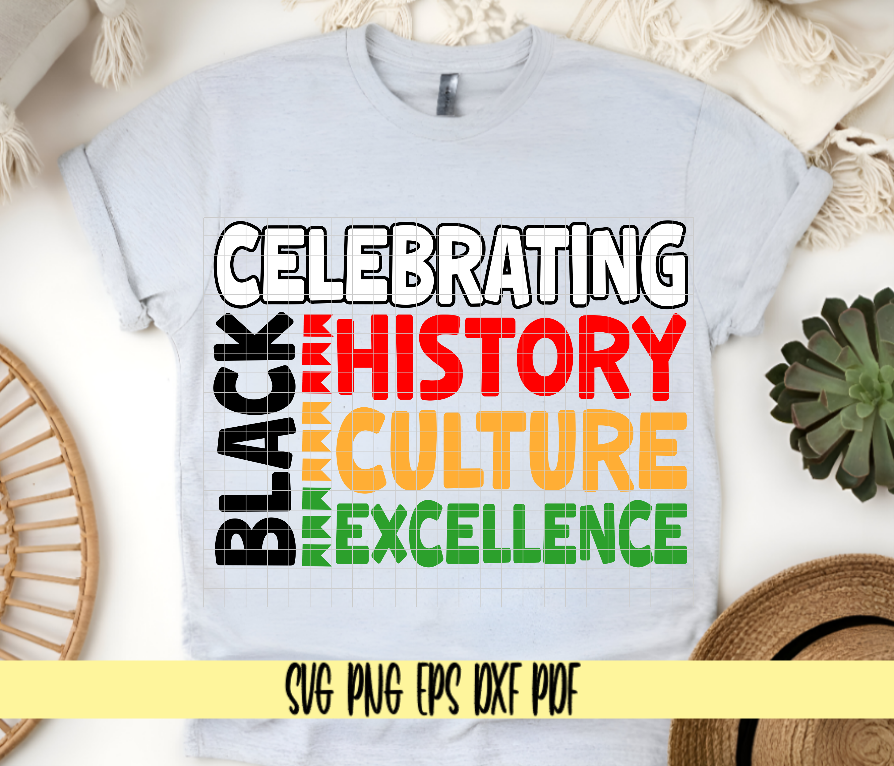 Celebrating Black History Culture Excellence SVG