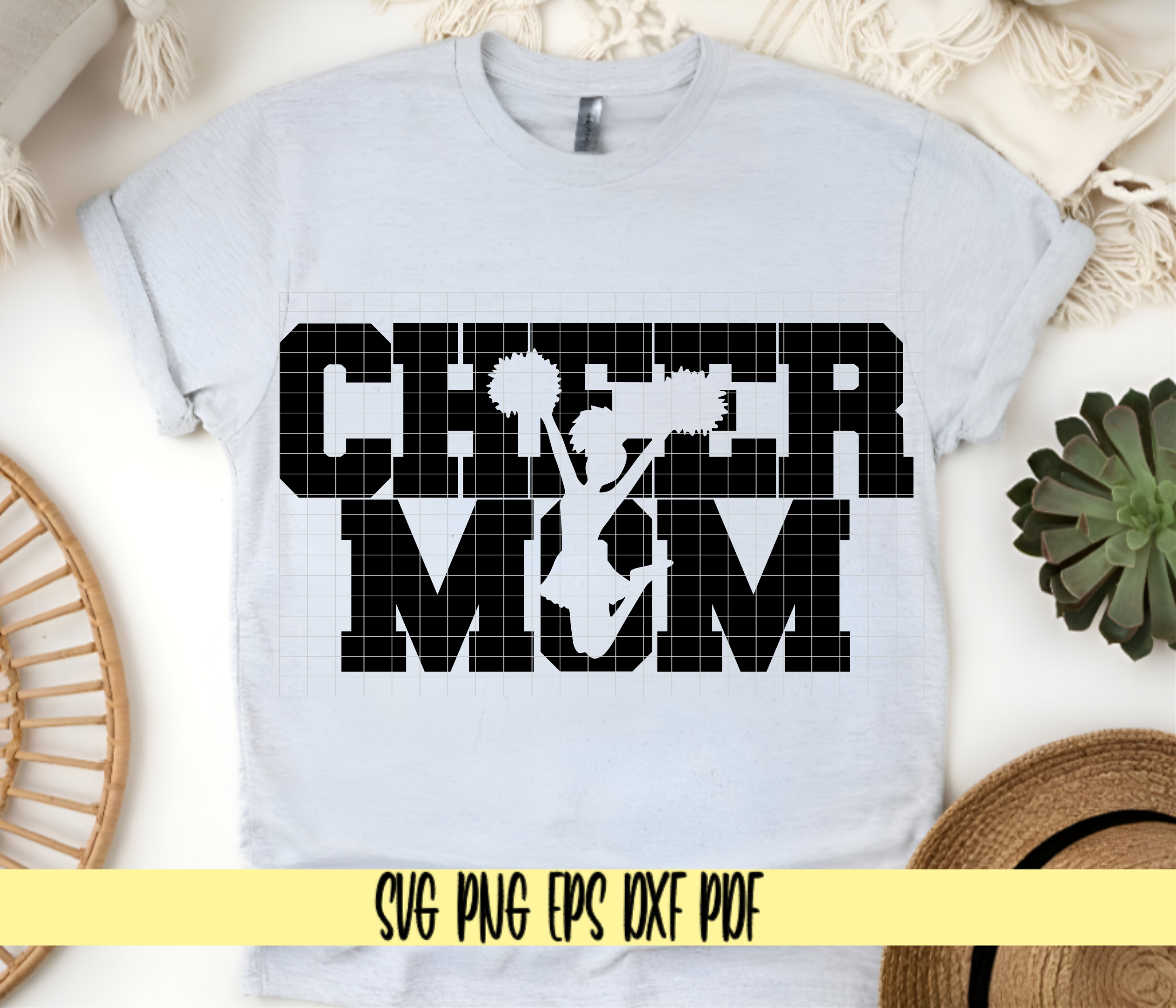 Cheer Mom Varsity Design SVG
