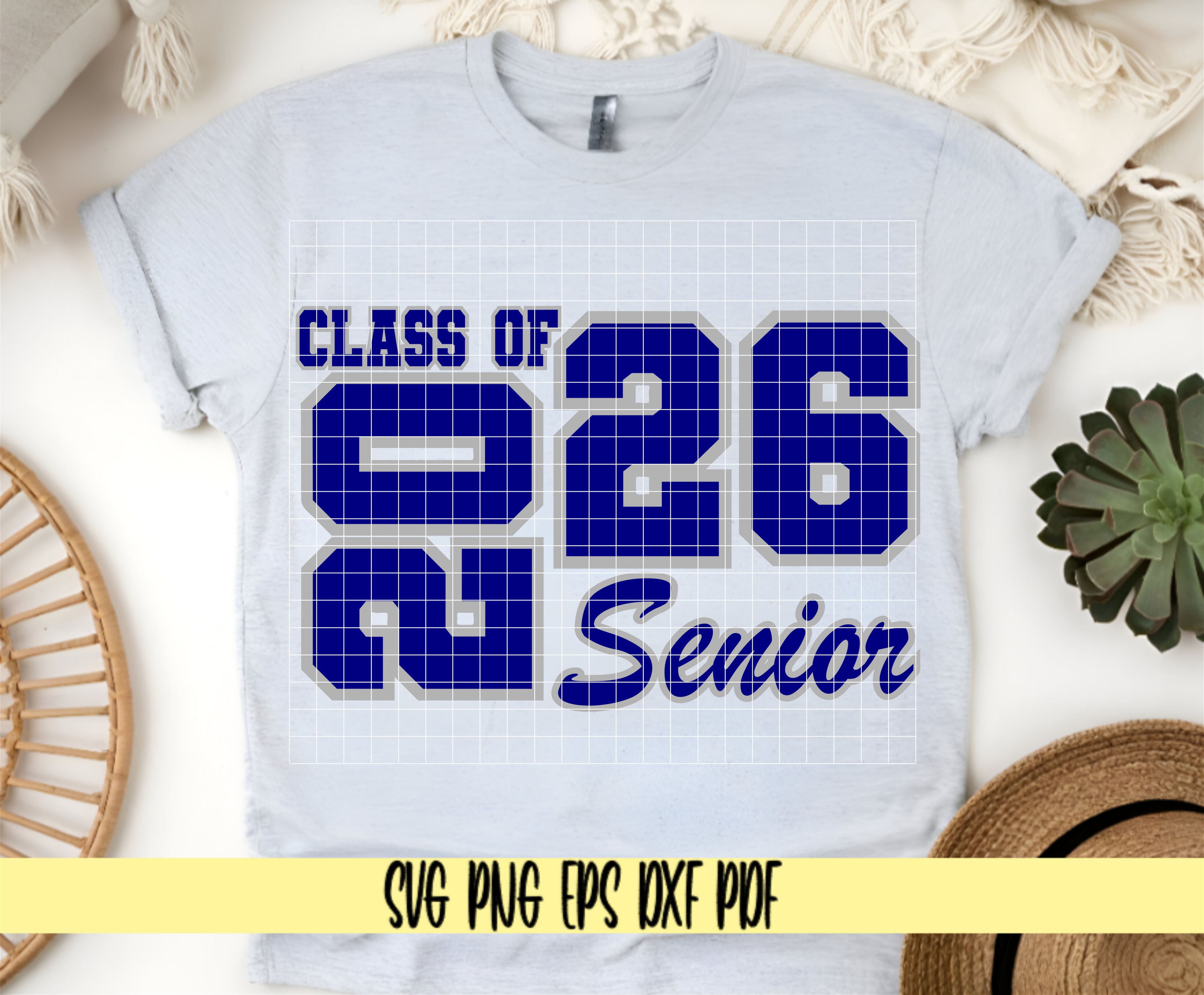 Class of 2026 Senior High School Graduation SVG