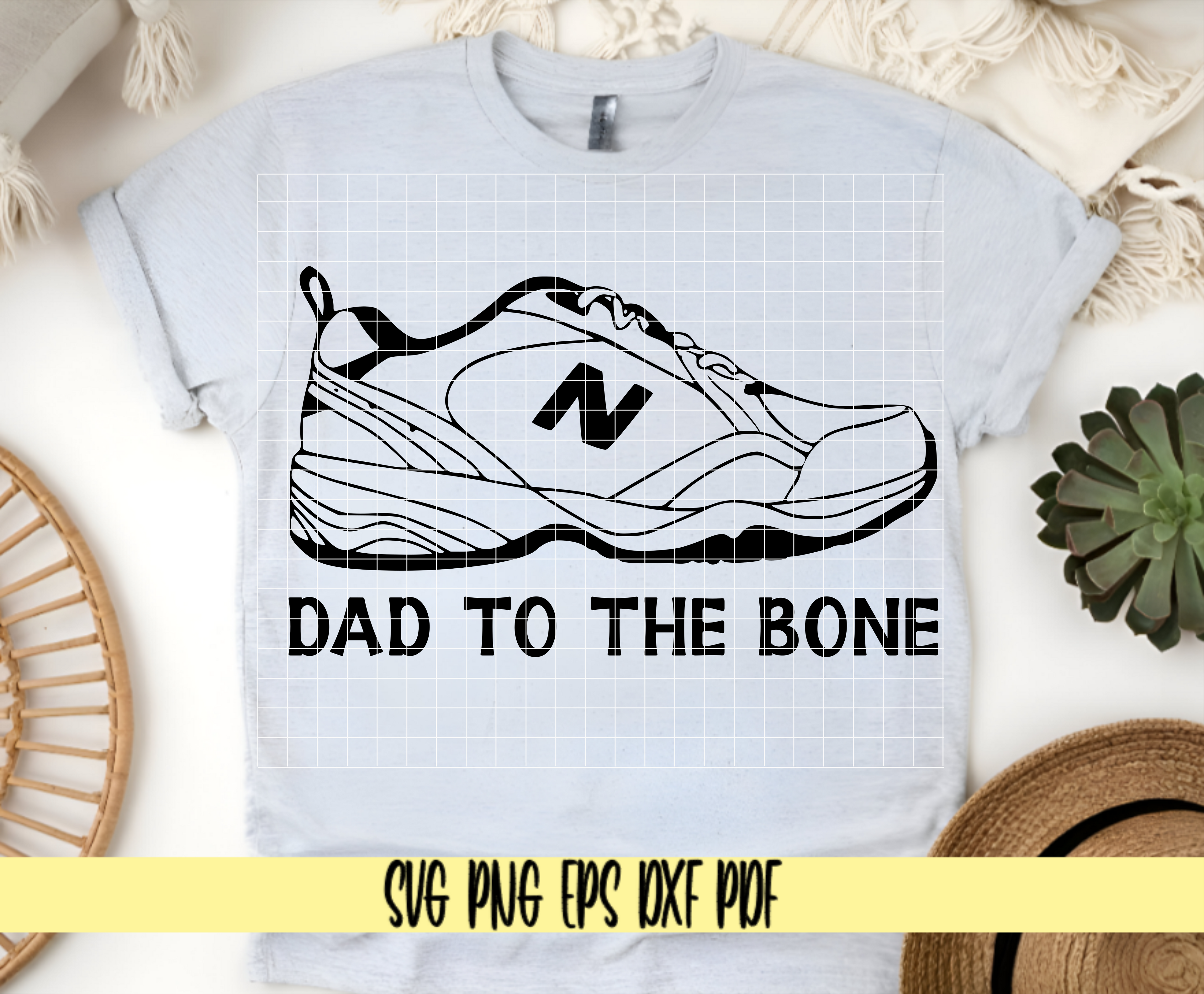 Dad to the Bone Father's Day SVG Design