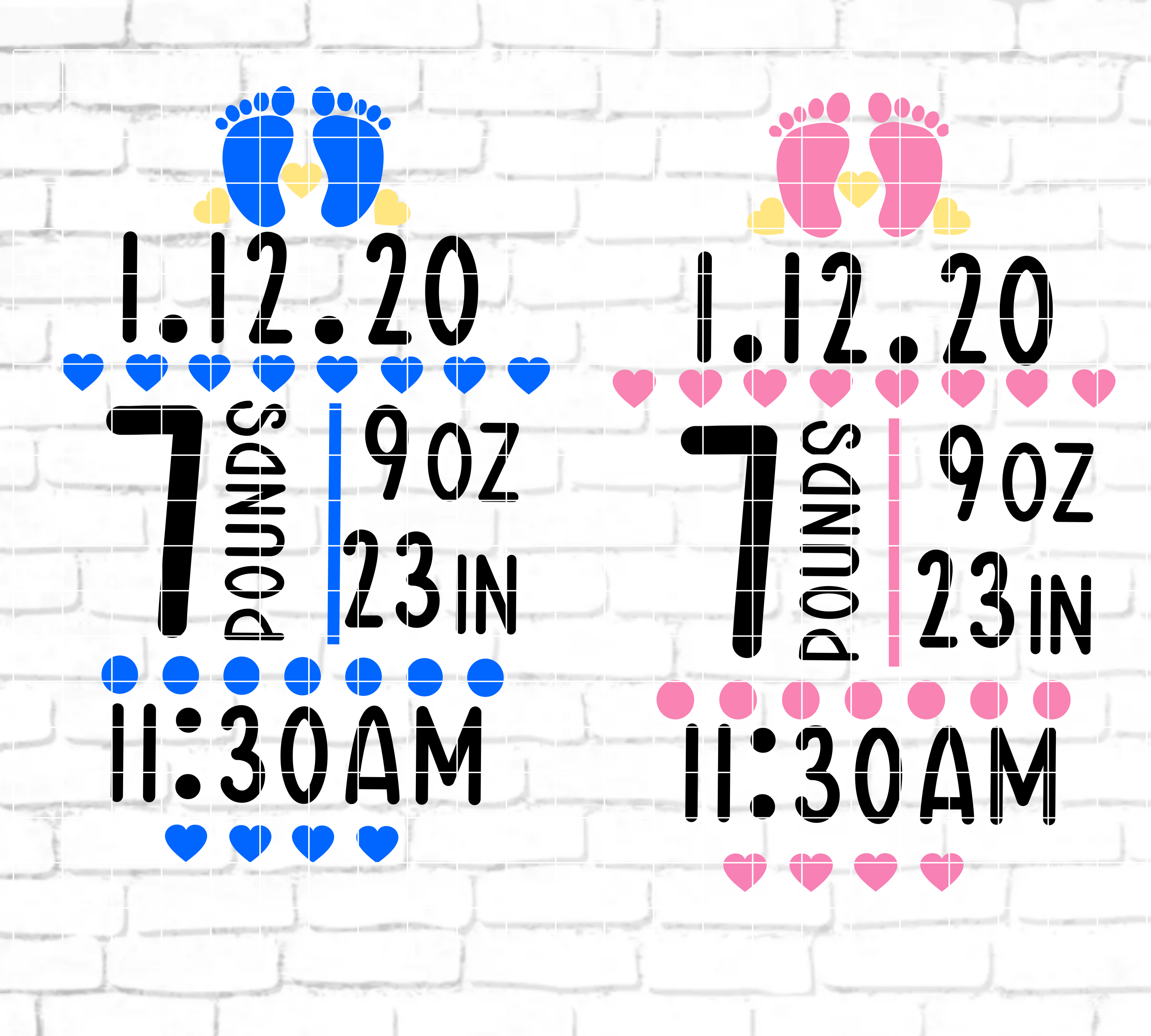Filled in Baby Birth Statistics