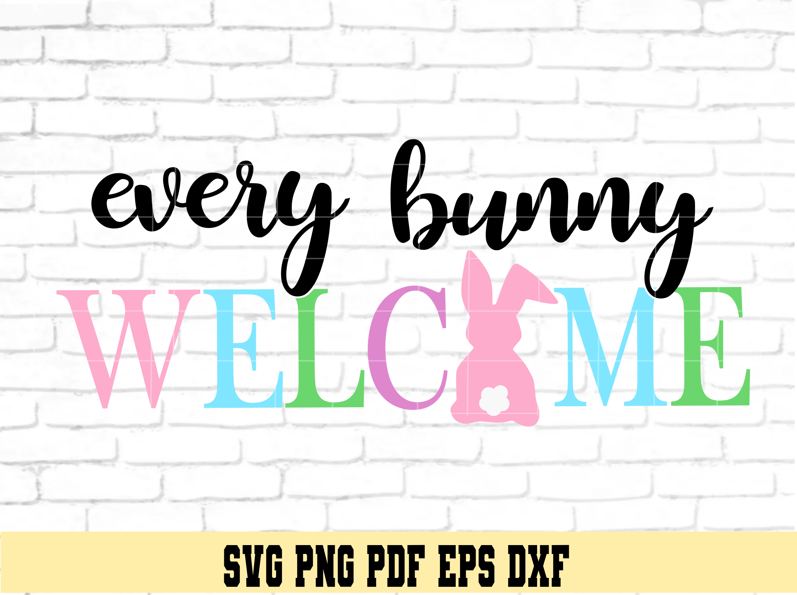 Easter Sign Design SVG
