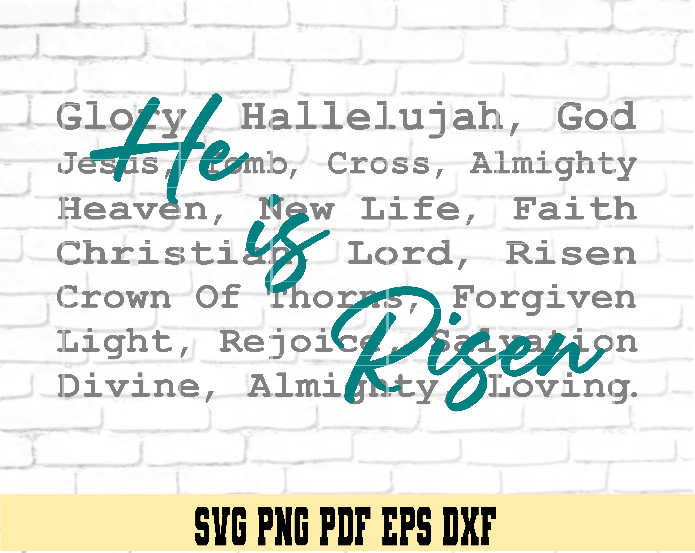 Easter Sunday Design SVG
