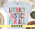 Literacy & Justice For All SVG