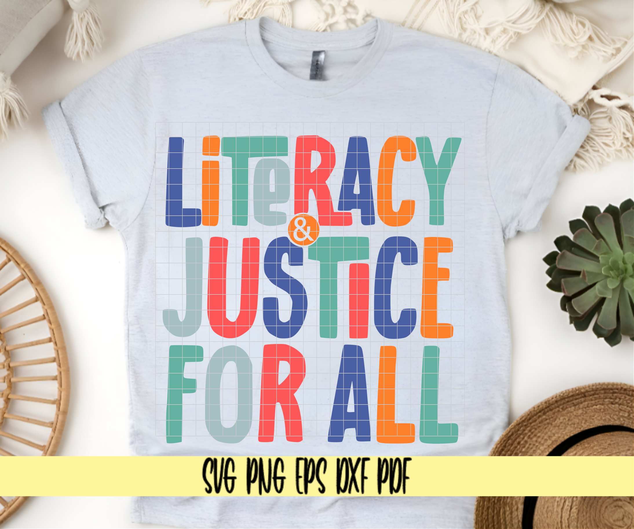 Literacy & Justice For All SVG