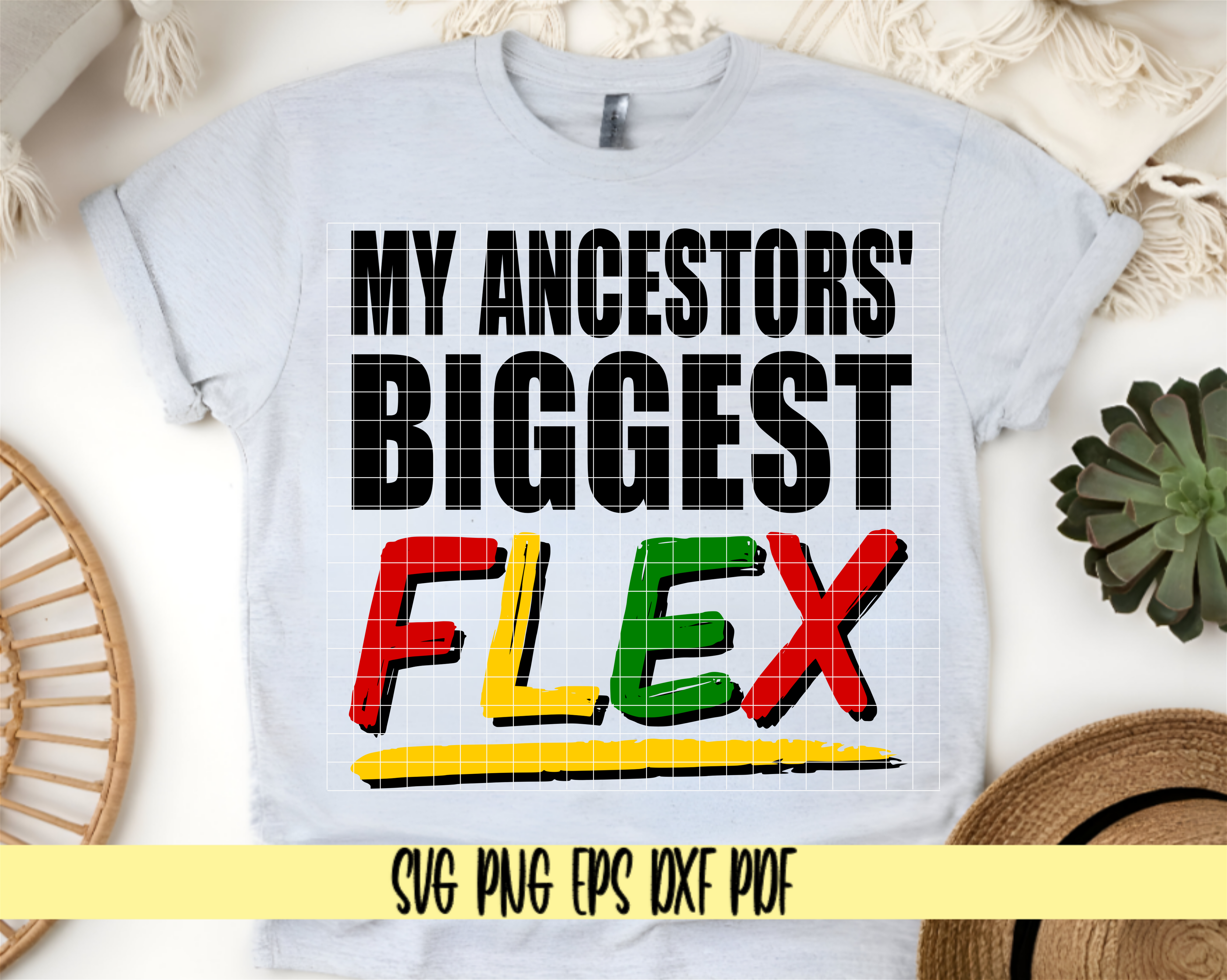 my ancestors' biggest flex black history SVG